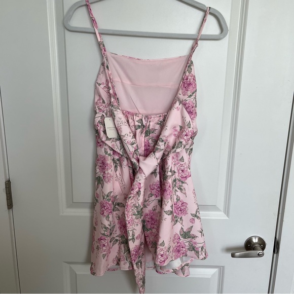 NEW Altar’d State Pink Floral Mini Dress Size Medium NWT - Picture 7 of 7